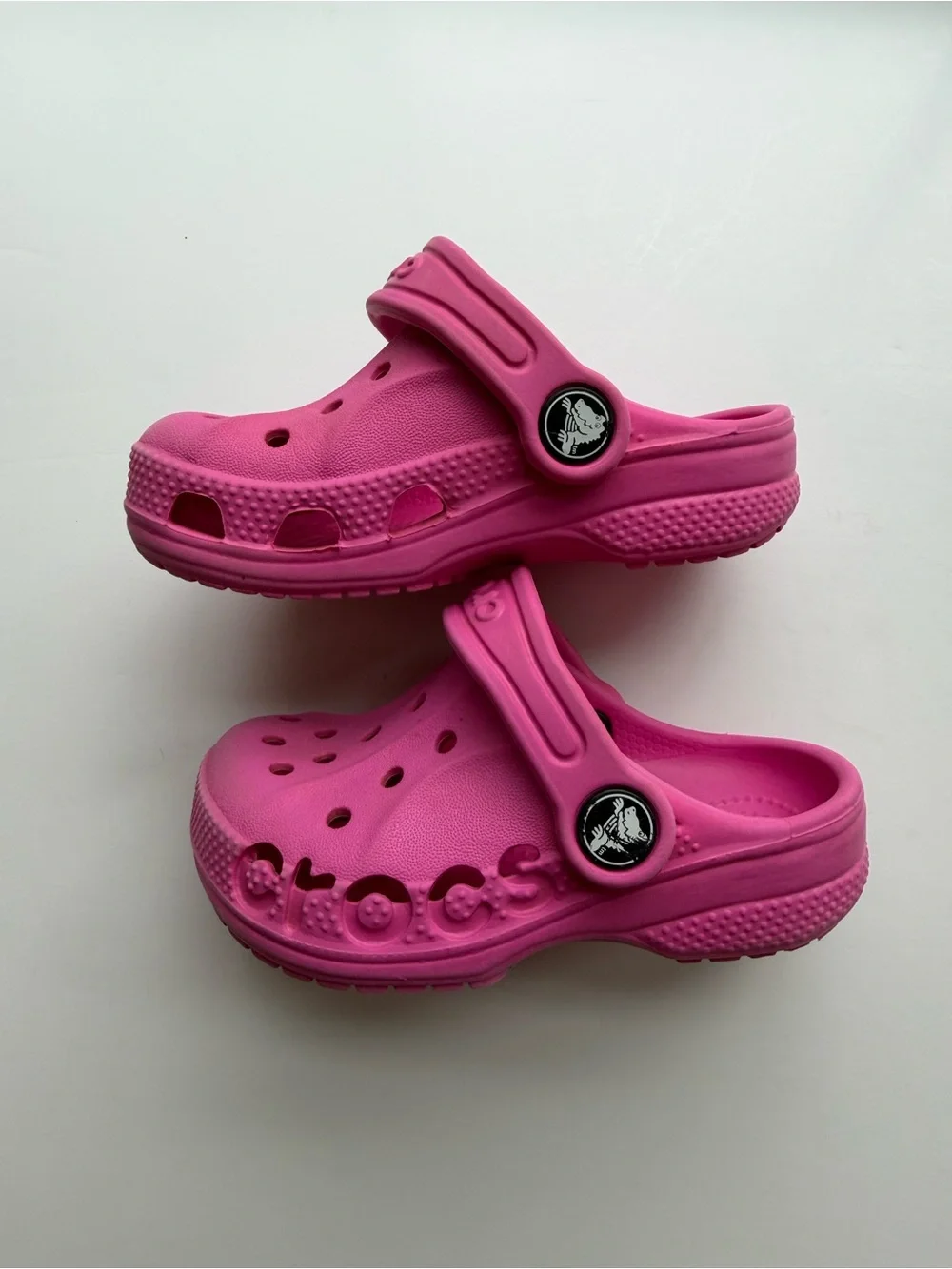 CROCS Kids Pink Classic Clog Sandals 7